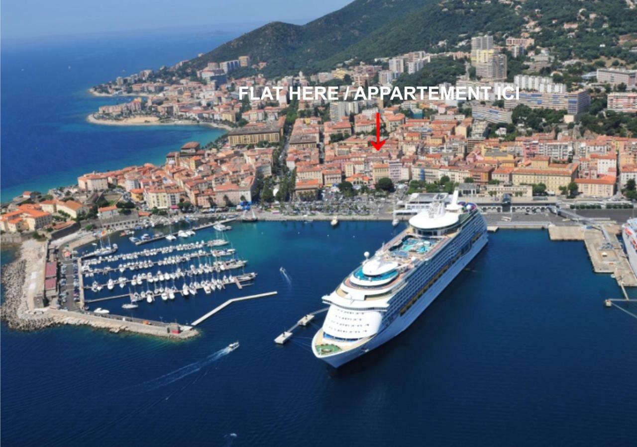 **** Very Central Ajaccio 36 Rue Fesch, Cosy Flat In City Center Pedestrian Street, Up To 4 People **** Bagian luar foto